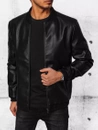 Herren Kunstlederjacke Farbe Schwarz DSTREET TX4331_1