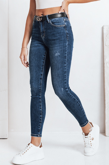 Damen Skinny Jeans navy blau Dstreet UY2817