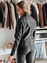 Damen Lederjacke ROCKYLADY schwarz Dstreet TY4968