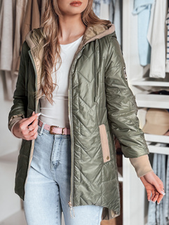 Damen Übergangs-Steppjacke ROSSANA grün Dstreet TY4834_3