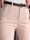 Damen Slim Fit Hose mit Gürtel TAIRONIK rosa Dstreet UY2548