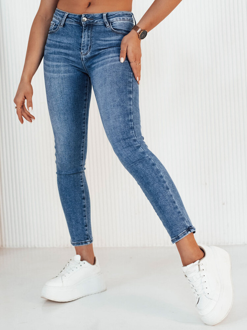 Damen Jeans mit hoher Taille BEVINO Farbe Blau DSTREET UY1919