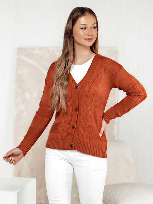 Damen Pullover RUSTICHE rot Dstreet MY2423