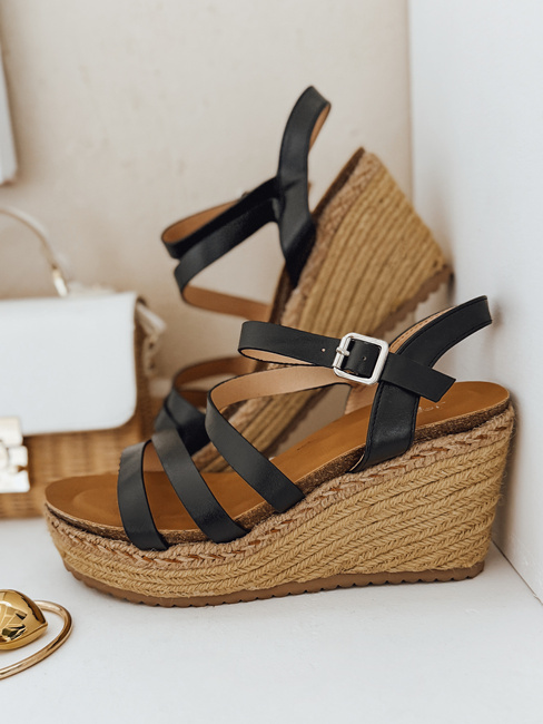 Damen SUMMERUP Sandalen schwarz Dstreet ZY0988