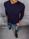 Herren Halb Rollkragen Pullover Dunkelblau Dstreet WX1898