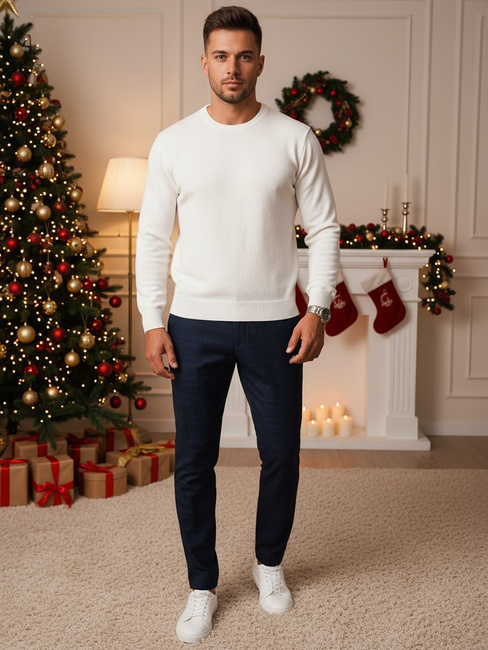 Dunkelblaue Herren-Chinohose Dstreet UX4393z