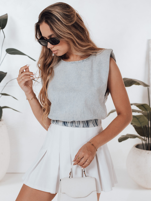 Damen Bluse KORSA Blau Dstreet RY2146