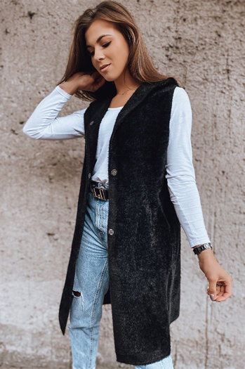 Damen Weste ARTEMI Schwarz Dstreet TY2322