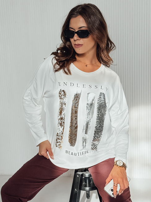 Damenbluse in Übergröße MODEZINE weiß Dstreet RY2689