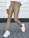 Beige gewachste BRIAL Damenhose mit Kordelzug Dstreet UY2152