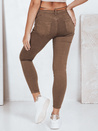 Damen Skinny Hose mit Gürtel VIVASKIN braun Dstreet UY2745