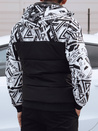 Herren Steppwinterjacke mit Kapuze weiß Dstreet TX4874