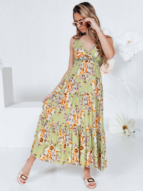 MISSBLOSSY grünes Maxikleid Dstreet EY2619