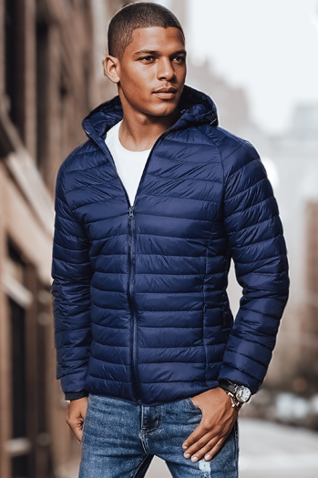 Herren Übergangsjacke Gesteppt Dunkelblau Dstreet TX4408