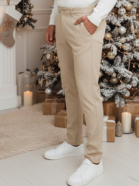 Beige Hose für Männer Dstreet UX4410z