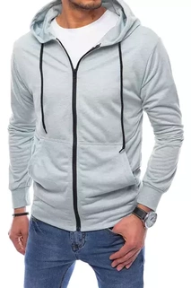 Herren Kapuzenpullover ZIP Hellgrau Dstreet BX5172