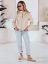 Damen Leder Ramones Jacke ROCKMISS beige Dstreet TY5226