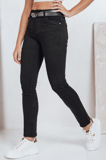 Damen Jeans mit hoher Taille CHESTE Farbe Schwarz DSTREET UY1932