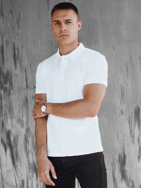 Herren Poloshirt Farbe Weiß DSTREET PX0601