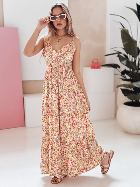 FLORALUSH Maxikleid mit Blumenmuster in Rot und Lila von Dstreet EY2637