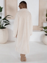Damen Wintermantel Teddyfell lang Creme Dstreet NY0750