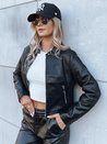Damen Lederjacke CHIC STYLE schwarz Dstreet TY3897