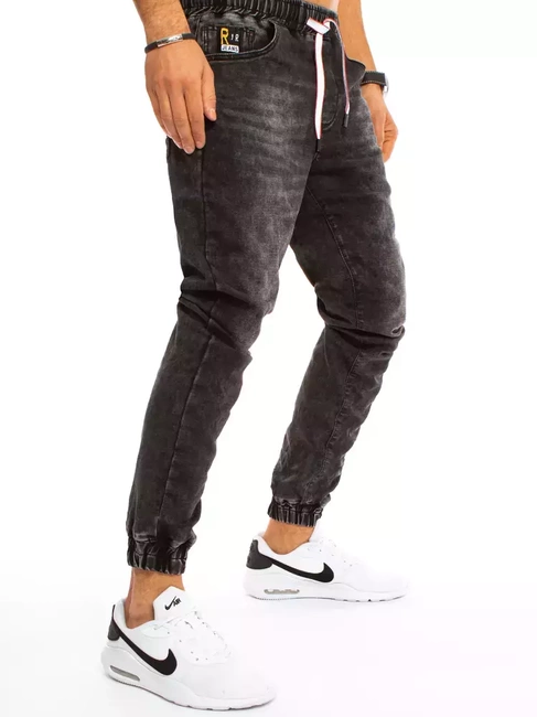 Herren Jeanshose Schwarz Dstreet UX3226