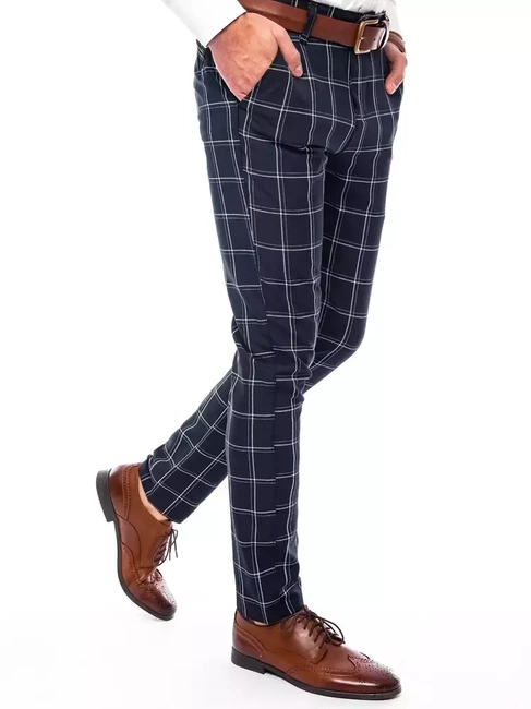 Marineblaue Chinohose für Männer Dstreet UX3690