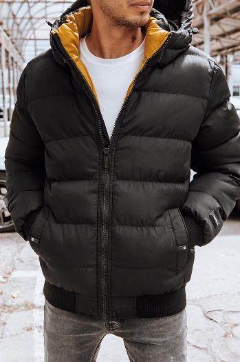 Herren Winter Steppjacke Schwarz Dstreet TX4214
