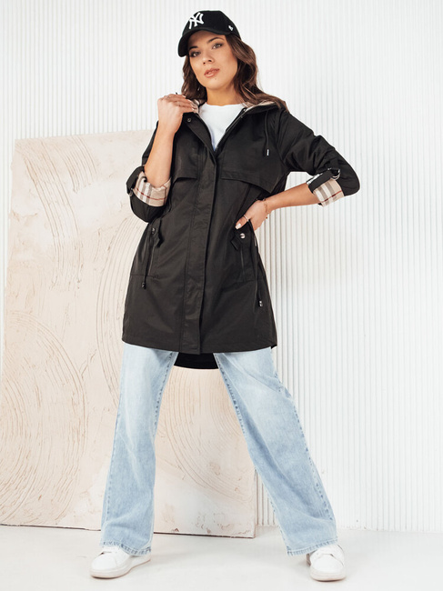 Damen Parka Jacke VERDU schwarz Dstreet TY4226