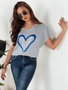 Damen Bluse mit kurze Ärmeln GATOCI Farbe Ecru DSTREET RY2441