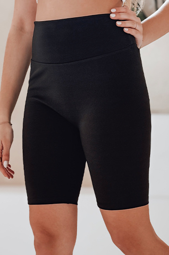 Damen Radlerhose SOFT AND FIT schwarz Dstreet SY0420