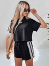 Damen Trainingsanzug Set LOVE SPORT schwarz Dstreet AY1135