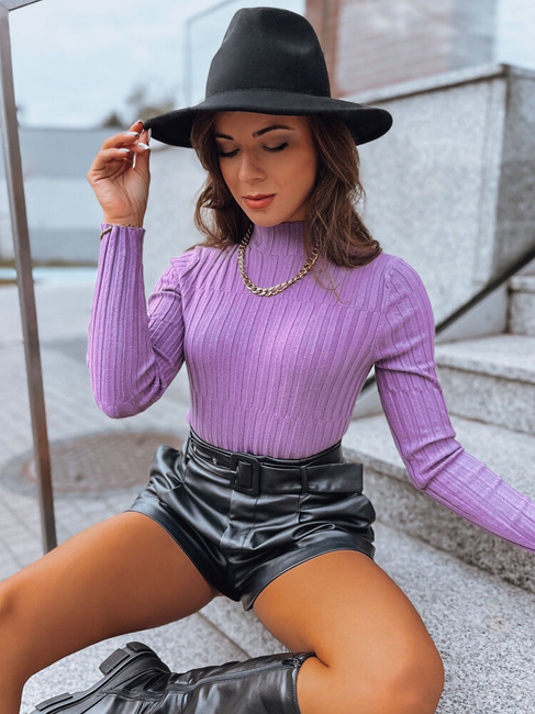 Damen Rollkragenpullover OASIS Farbe Violett DSTREET MY2242