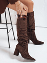 Damen Wildleder braun Stiefel Dstreet ZY1164