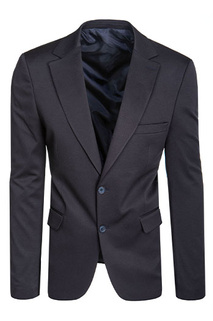 Einreihiger marineblauer Blazer für Herren Dstreet MX0630