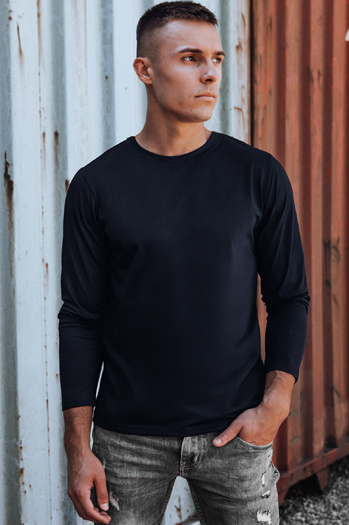 Marineblaues Herren Dstreet Longsleeve LX0580