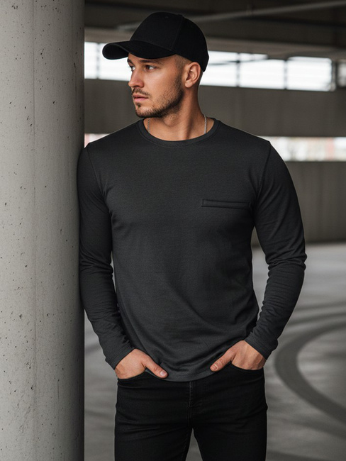 Herren Longsleeve Farbe Dunkelgrau DSTREET LX0561