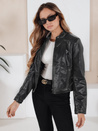 Damen Leder Ramones Jacke schwarz Dstreet TY5205