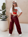 Damen Oversize-T-Shirt mit Kirsche VISON weiß Dstreet RY2876