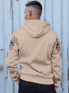 Herren-Kapuzenpullover beige Dstreet BX5842