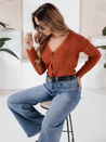 Damen Strickjacke MELANIA Farbe Rot DSTREET MY1651