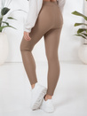 Gewachste beige Leggings für Frauen Dstreet UY2727