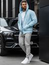 Herren Kapuzenpullover Himmelblau Dstreet BX4246