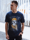 Herren T-shirt mit Aufdruck Farbe Dunkelblau DSTREET RX5618_1