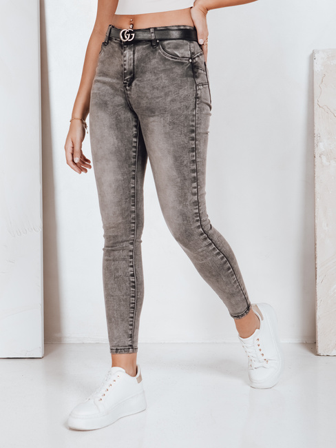 Damen Denim Skinny Hose JORNIX dunkelgrau Dstreet UY2192