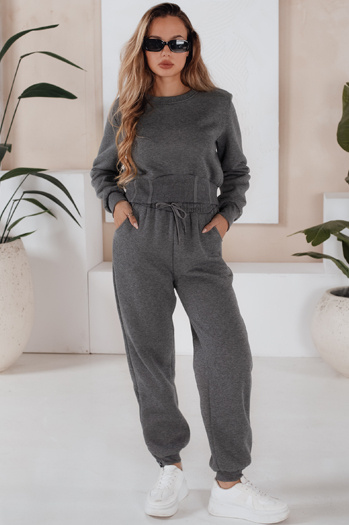 Damen Trainingsanzug KEILI Dunkelgrau Dstreet AY0647