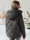 Damen Winterjacke LOVEWARM kurz gesteppt mit Kapuze schwarz Dstreet TY5039