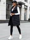 Damen Steppweste lang ohne Kapuze SERKIS schwarz Dstreet TY4524