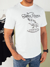 Herren T-shirt mit Aufdruck Farbe Weiß DSTREET RX5362